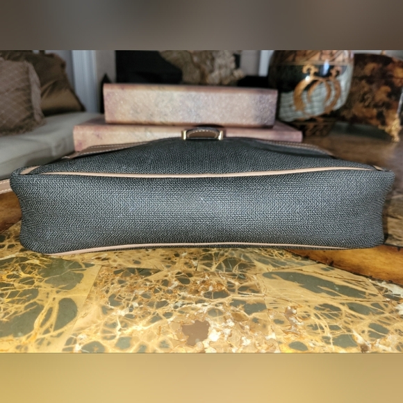 Dunhill Men's Black and Brown Leather Trim Bag - Picture 5 of 8